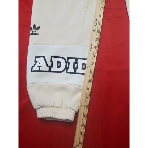 Adidas Joggers Women's Size S Cream And White Logo Prototype Model Sample Unit - Picture 5 of 13